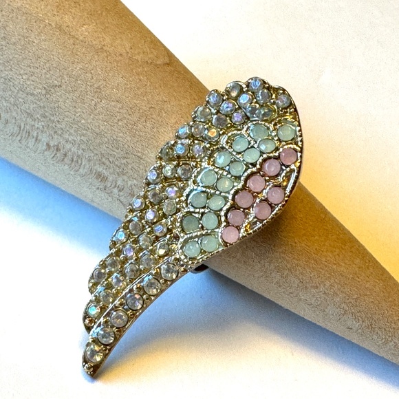 Wing Ring, size 6 3/4, adjustable - Picture 3 of 9